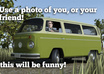 make a movie with your face, your text and custom VW van small3