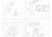 make a Simple black and white Four Panel comic small3