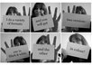 create a photo montage from square cropped photos of me holding up your required message or company advertisement small3