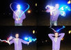 send you Color Laser Finger Beams LED Lights Toy 4 Piece Set small3