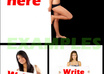 write anything you want on a sign with a SEXY girl of your choice small3