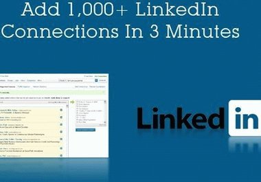 instantly ADD 1,000 Linkedin business connections To Your Linkedin account guaranteed in Less than 24 Hours big3