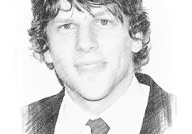 skilfully sketch your face on a piece of paper and take a pic of it just big3