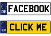 create a novelty Customized European License Plate with your name/ company name small3