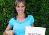 get a beautiful lady to hold a sign with your name or message small3