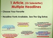 write 5 headlines for your next sales letter small3