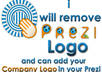 remove prezi logo from your prezi and can add your company LOGO there small3