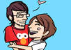 make you an ADORABLE chibi/cartoon small3