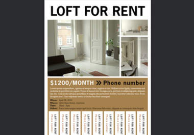 make a pamphlet for renting, events, promotions, etc big3