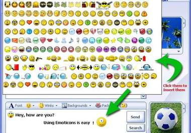 send you over 700 gif smiley emoticons I have collected over the years to use and enjoy while chatting or txting with dear friends and fam big3