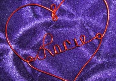 design a Name Heart Valentines Ornament big3