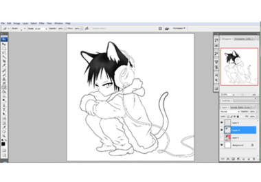 draw you, your friend, or a character in anime chibi style big3