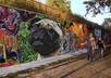 make 2 of your photos look like they were spray painted in graffiti on a wall small3