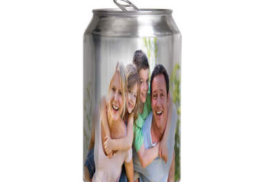 put your photo or logo on the aluminum can big3