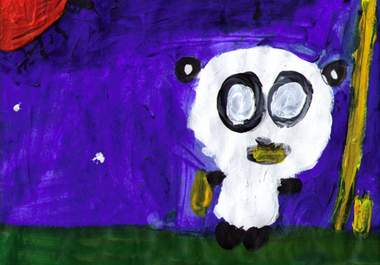 commission my 7 yr old daughter to create a work of art for you, any subject big3
