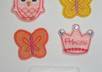 mail you 6 felt stitchies to use for hair bows hairbows, clothes or anything creative, you pick your design, several to choose from small3