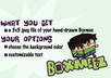 draw a boxy cartoon caricature of anyone small3