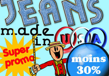 make a logo or site banner in french in the purest american style big3