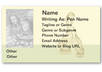 design an author or speaker photo business card for you using your image artwork or logo small3