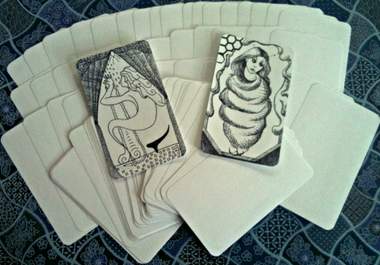 create a personal tarot, hanafuda, or oracle card big3