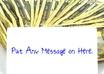 create a picture for you of Cash Money Bills with a message of your choice placed on the sign small1