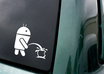create and print a custom vinyl decal sticker and mail it to you, Great accessory on cars, laptops, or just about anything