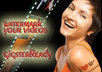 watermark 5 of your seo videos with your web link or logo or graphics