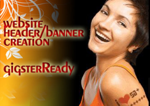 design a custom header or banner for your website big1