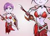 draw a cute chibi styled illustration based on your in game characters or toons small1