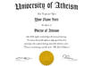 create a novelty Doctorate of Atheism diploma with your name small1