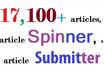 give high quality1500+ articles with submitter and spinner software