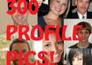 give you 300 real profile pictures of people small1