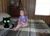 put a black kitty in your picture