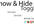 create you a contect Show and Hide button/toggle script