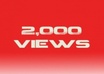 promote your youtube video by adding 2000 views