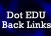 instant 15 edu backlinks on sites for instant boost in your sites authority and ping them in major websites
