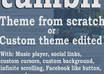 create/modify a Tumblr theme for you
