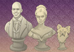 illustrate you as a creepy, Victorian style bust statue small1