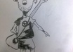 make a pencil sketch art on your given topic