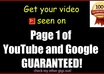 do YouTube SEO to Increase your current UTube, Google or G00Gle Videos rankings plus include Free Views, Likes, Subscribers n Comments