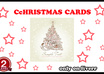design a custtom nice looking CHRISTMAS card and sent it to any one{extra}
