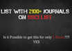 give you a list with 2149 SSCI journals