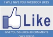 give you 50+likes+30 comments on your page