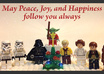 make this awesome personalized christmas holiday greeting video e card, featuring Lego Star Wars stop motion animation and your message small1