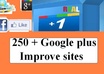 do real human 250 google plus within 2 days and let exposure maximize to your site