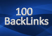 build 100 parmanent backlinks with proof for seo