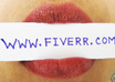 hold your company or website name with my lips