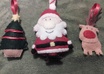 send you any two of these handmade felt Christmas ornaments small1
