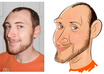 draw an amazing comic gift colored caricature