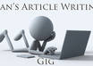 write Professional, Copyscape Passing, SEO friendly Articles of no fewer than 500 words